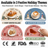 Silicone Christmas Placemat - Waterproof Non Slip Table Mat