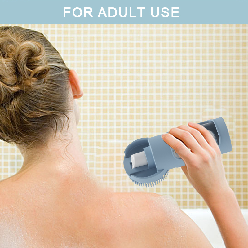 Soft Silicone Baby Bath Brush - Hair & Body Massage Scrubber