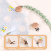 Silicone Pacifier Clip for Babies - One Piece Teething Safe