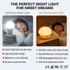 Clap Christmas Lights LED Smart Three-Speed Cute Silicone Night Light for Rooms Eye Protection Sleep Atmosphere Clap Light