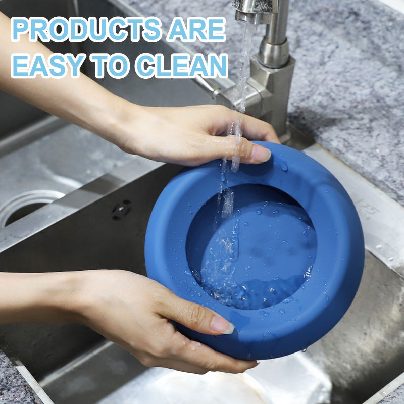 Custom Silicone Collapsible Pet Water Bowl Portable Outdoor Travel Feeding and Drinking Bowl for Dog Cat