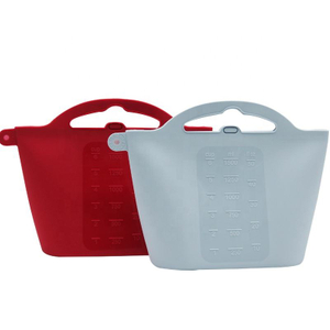 Wholesale Food Preservation Bag Collapsible Wide Silicone Food Grade Reusable Food Storage Bag