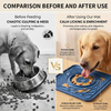 Food Grade Silicone Portable Lick Mat for Pets Slow Food Dispensing Pad Anti Skid Base Interactive Calming Treat