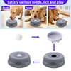 Solid Pattern Silicone Pet Lick Bowl Eco-Friendly Slow Feeder Liquid Treat Bowl Dogs Eating Portable