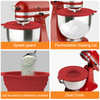 Silicone Bowl Liners Lid for Kitchenaid Mixers 5 Quart Mixing Bowl Liner Reusable Silicone Liner Bowls Mixer Lid for Bakery