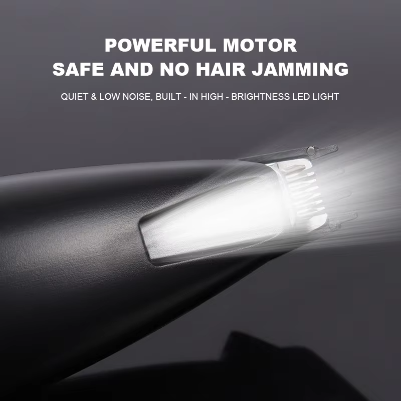 Rechargeable Dog Trimmer Paws With LED Light Dog Paw Trimmer Waterproof Low Noise Paw Trimmer
