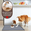 New Arrivals BPA Free Food Grade Dog Cat Bowl Mat Silicone Non-Slip Waterproof Dog Food Mat Tray Pet Feeding Mat