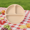 Children's Baby Feeding Bowl Stainless Steel Silicone Cover BPA Free Dishwasher Safe Eco-Friendly Reusable Portable Box