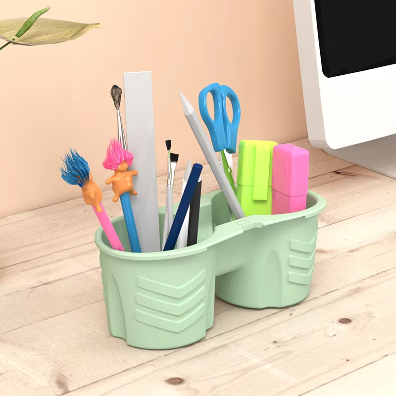 Custom Silicone Pencil Holder for Desk Snack Organizer Multifunction Pen Holder for Kids Pen Stand for Office