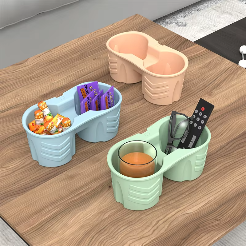 Porte-crayon en Silicone personnalis&eacute;, organisateur de collations de bureau, porte-stylo multifonction pour enfants, support &agrave; stylos pour le bureau