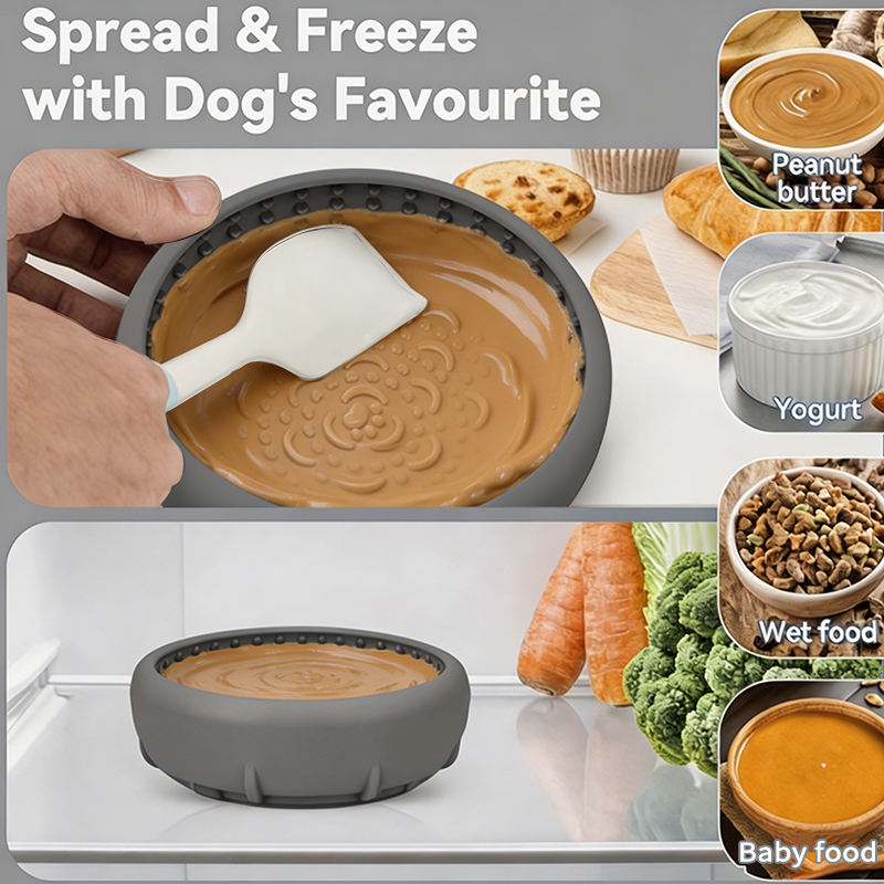 Top Ranking Feeder Dog Bowl Anti Gulping Eating Interactive Bloat Stop Healthy Dog Slow Food Feeding Pet Bowl