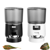 Modern Solid Pattern Timed Automatic Cat Feeders Small Animal Suitable Bowls Rechargeable Power Source