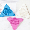 Dog Training Slow Feeder Lick Mat Bathing Grooming Bowl with Strong Suction Silicone Food Grade Dog Licking Pad Free Sample