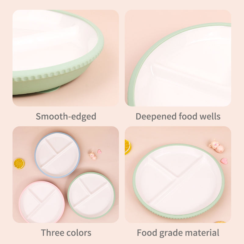 New Design BPA-Free Ceramic Kids Dining Plate Welcome Gifts Colorful Cartoon Porcelain Material Non-Toxic