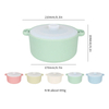 BPA-Free Eco-Friendly Silicone Microwave Steamer Lazy Food Steamer Bowl for Vegetables and Cooker Pot