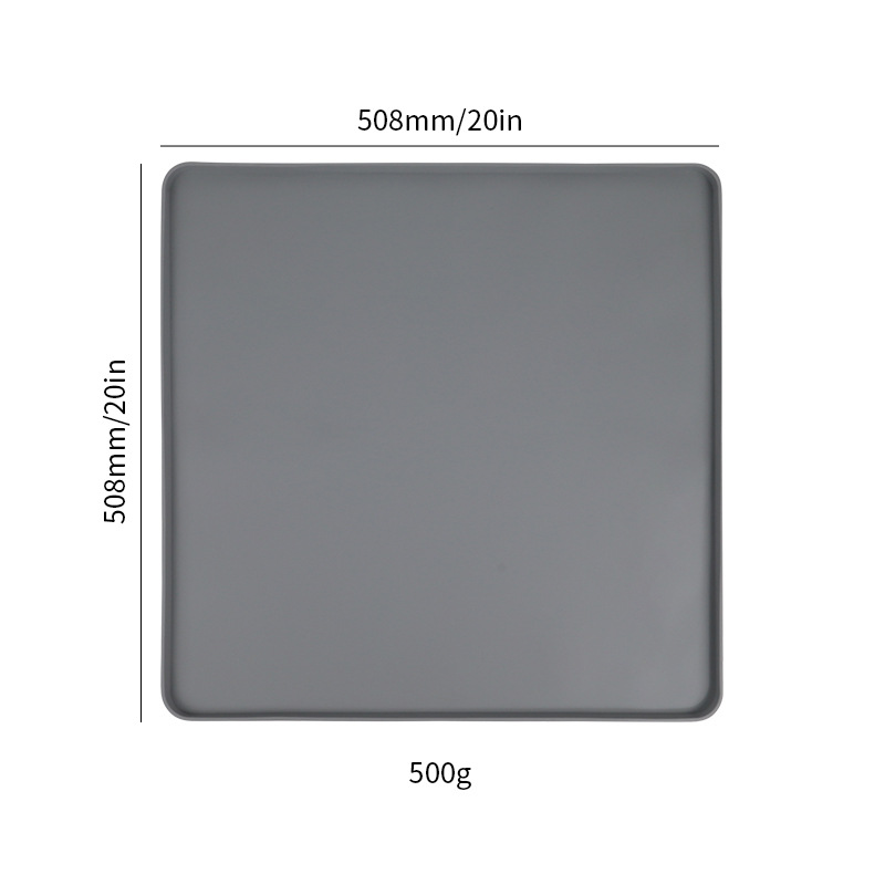 1300*650mm Foldable Silicone Mat Non-Slip Waterproof Silicone Washing Machine Cover Washer Dryer Top Protector Mat