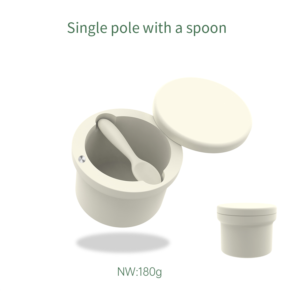 Custom Logo Bowl Non Toxic Food Grade Silicone Gyro Baby Feeding Bowl With Lid