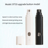 Quiet Professional Rechargeable Portable Electric Cat Nail Trimmer Pet Dog Nail Grinder With Led Light