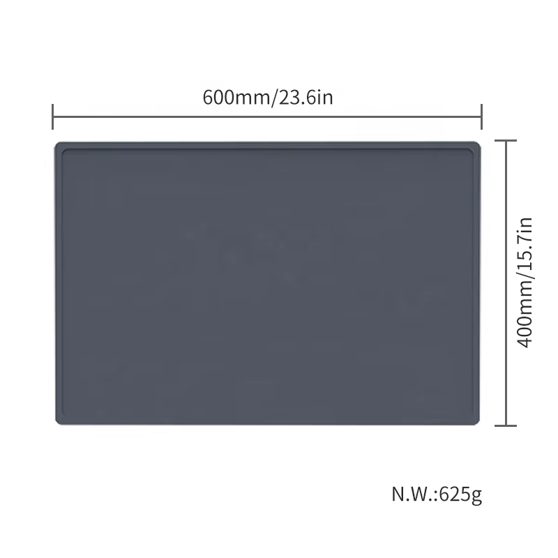 Heat Resistant Mat for Air Fryer Site On, Waterproof Silicone Mats for Kitchen Counter No-slip Silicone Countertop Protector Mat