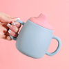 Unbreakable BPA-Free Silicone Baby Sippy Cup with Soft Spout Dishwasher Safe Toddler Training Cup