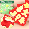 Christmas Tree Silicone Baking Mold - Food Grade Holiday Themed Pan for DIY Cookies Candies Chocolate Cake Bread