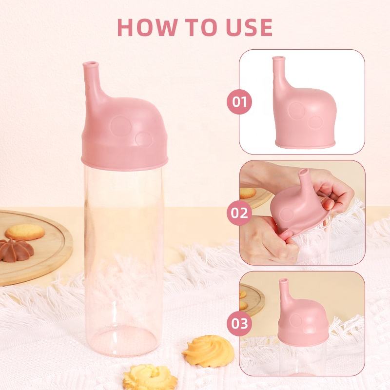 BPA-Free Custom Giraffe Silicone Drinking Cup Lid Spill-Proof Cover for Baby's Tea Cups & Saucers