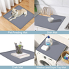 Modern Style Kitchen Anti-Slip Silicone Sink Mat Waterproof with Hole Protective Cabinet Mat Under Sink Mat