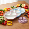 New Arrival BPA Free Food Grade Baby Silicone Suction Plate Baby Tableware Classic Silicone Dining Plate for Baby Kids