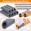 Herramienta para hornear de silicona DIY, formas antiadherentes, rollo de crema, tornillo, carcasa de croissant, cuerno, moldes de pasteler&iacute;a de tubo dan&eacute;s