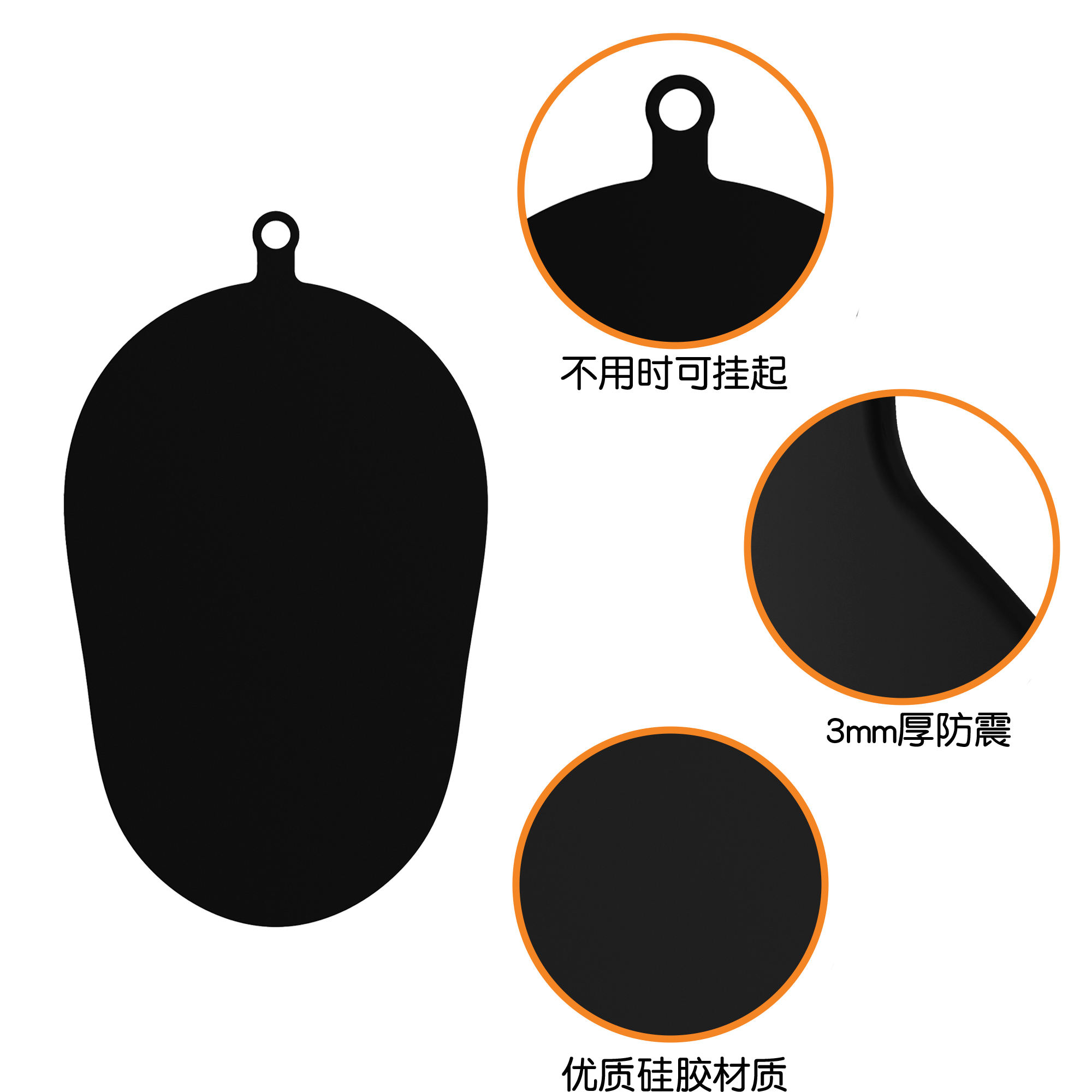 Rubber Silicone Mat for Kitchenaid Mixer Kitchenaid Stand Mixer Mover Mat