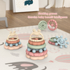 Top Rankings Soft Silicone Ring Chewable Teether BPA-Free Food Grade Toy for Baby Teething