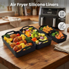 4-Piece Silicone Square Box Baking Pan for Barbecue Bread & Cake Microwave & Dishwasher Safe for Home Kitchen Use