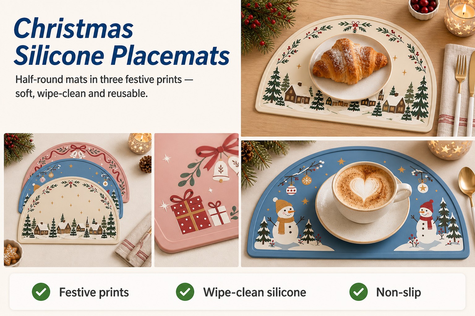 <p><b>Placemats for Easier, More Festive Mealtimes</b></p> <link href="https://fonts.googleapis.com/css?family=Inter" rel="stylesheet" type="text/css" />