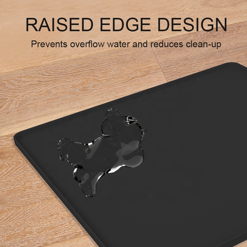 Silicone Washer Drain Pan - Waterproof Non-Slip Floor Tray