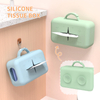 Silicone Tissue Box Holder with Suction Cup - Napkin Case