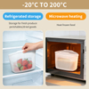 Reusable Silicone Food Storage Bags - Leakproof, BPA Free