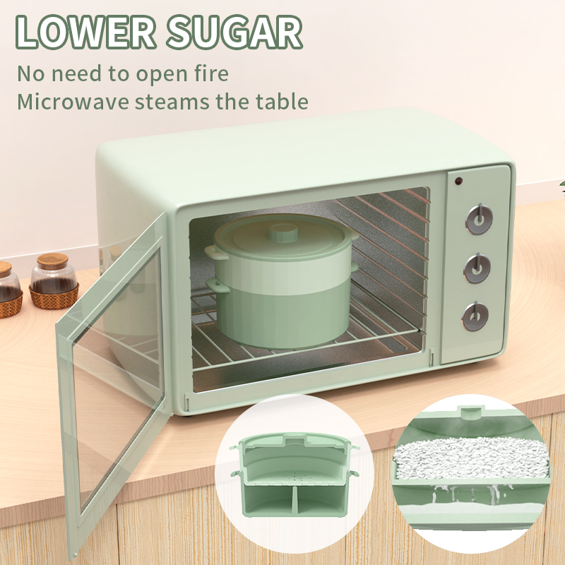 Silicone Microwave Steamer for Vegetables - BPA Free Bowl