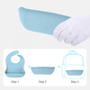 Bathtub Splash Guard with Suction Cups - Silicone Toy Tray