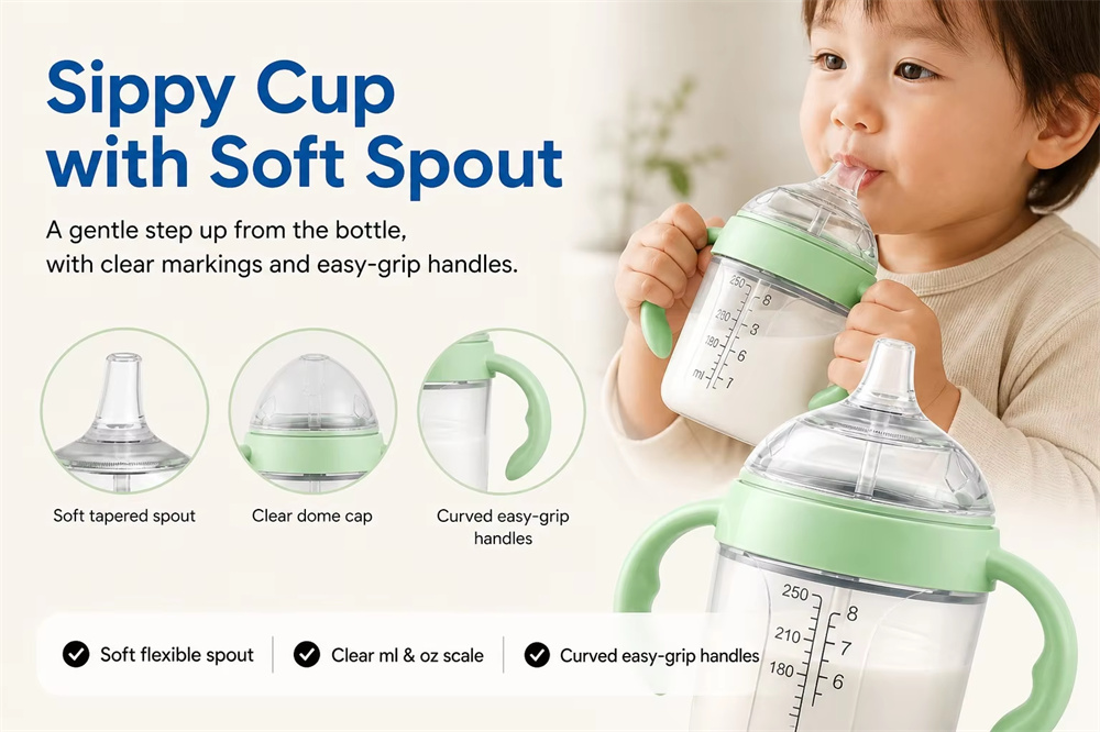 <span style="font-family:inter;"><span style="color:#2f4a52;"><strong>Silicone Baby Bottle for Comfortable, Mess-Free Feeding</strong></span></span> <link href="https://fonts.googleapis.com/css?family=Inter" rel="stylesheet" type="text/css" />