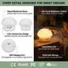 Clap Christmas Lights LED Smart Three-Speed Cute Silicone Night Light for Rooms Eye Protection Sleep Atmosphere Clap Light