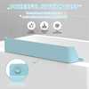 Bathtub Splash Guard Silicone Water Barrier Bathtub Bathroom Splash Proof Storage Suction Cup Tray Anti-slip Toy Holder Storage