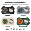 Silicone Pet Bowl for Dogs and Cats Feeder Bowls for Pets Dog Food Bowl with No-Spill and Non-Slip Design