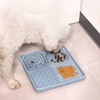 Pet Feeding Mats Silicone Lick Mats Non Slip Durable for Small Animals Puppies Kittens Slow Feeding Interactive Pet Food Mat