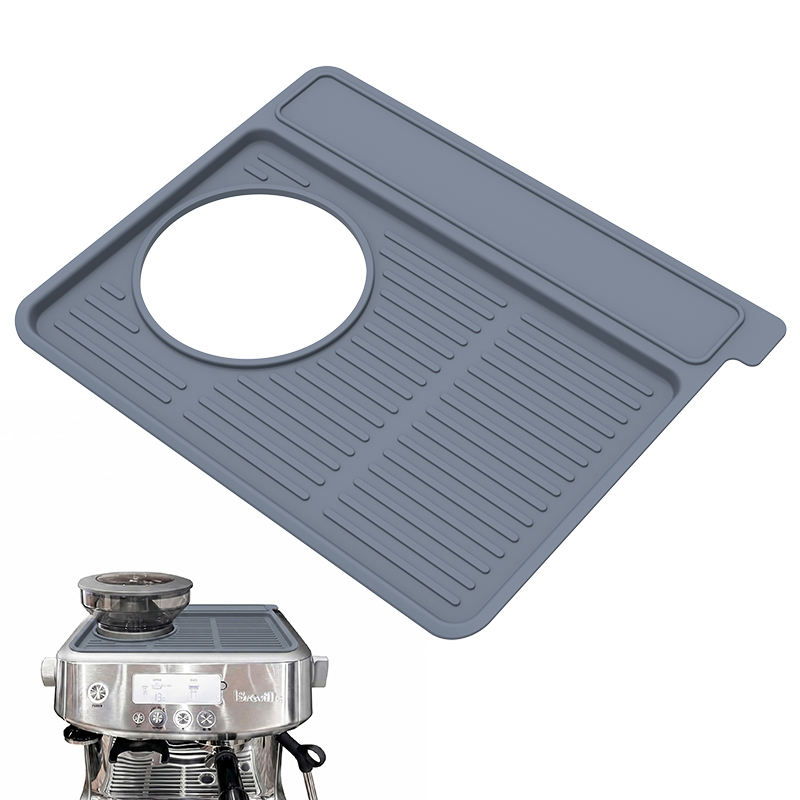New Arrivals Espresso Tamper Mat Water-Resistant Tamping Mat for Breville 870/880 Silicone Top Mat for Breville Espresso