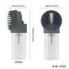 Wellfine New Arrival Luxury Silicone Pet Shower Massage Brush Hair Cleaning Grooming Cat Bathing Brushes