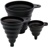 Wellfine Silicone Collapsible Large Funnel Tools Kitchen Gadgets Accessories Funnels for Water Bottle Liquid Transfer
