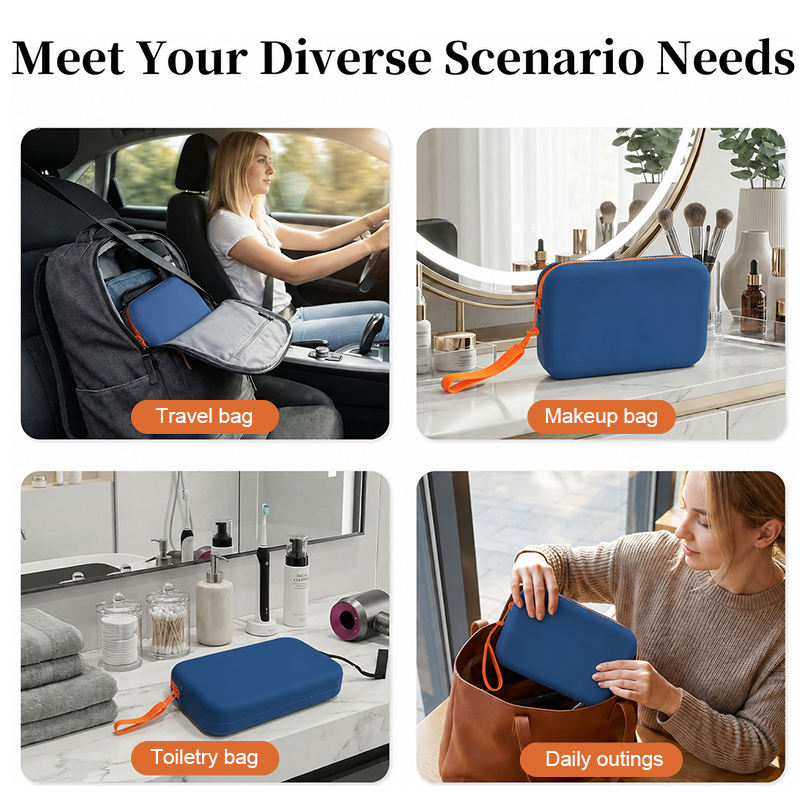 Custom Large Silicone Bag Portable Makeup Storage Bag Zipper Pouch Purse Waterproof Cosmetic Bag Travel Toiletry Bag