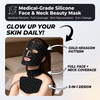 Factory Price Red Infrared LED Light Therapy Facial Mask Rechargeable Hand Held Remote Wearable Red Infrared for Face