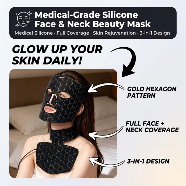 Precio de f&aacute;brica Terapia de luz LED infrarroja roja M&aacute;scara facial Recargable Mano remota Usable Infrarrojo rojo para la cara