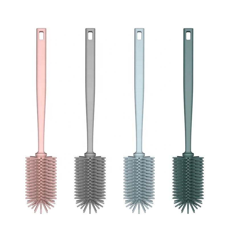 Wholesale Silicone Baby Bottle Cleaning Brush Reusable Baby Bottle Brush